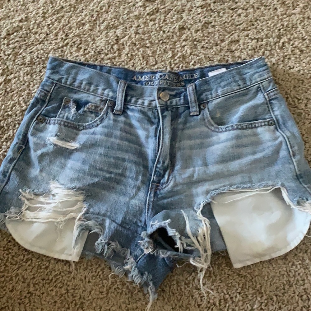 american eagle jean shorts